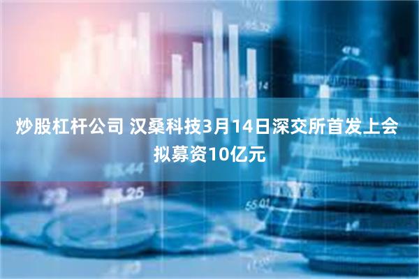 炒股杠杆公司 汉桑科技3月14日深交所首发上会 拟募资10亿元