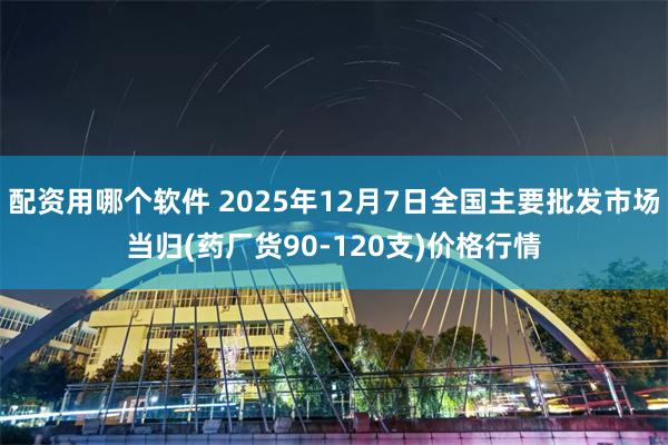 配资用哪个软件 2025年12月7日全国主要批发市场当归(药厂货90-120支)价格行情